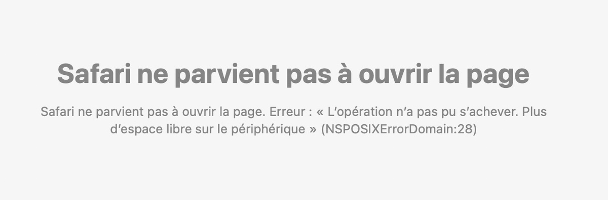 Safari : un bug qui empêche le chargement des pages dans les onglets