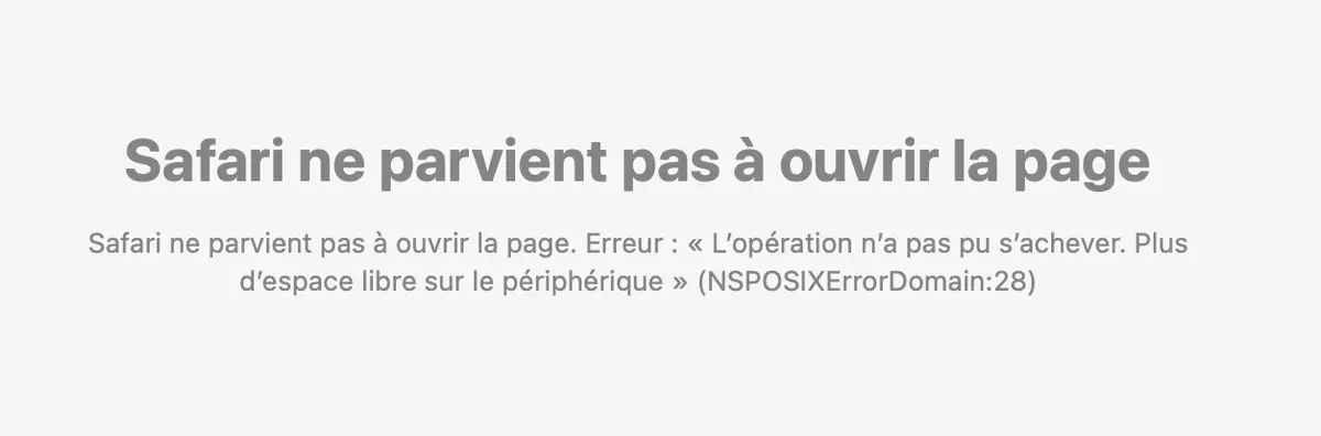 Safari : un bug qui empêche le chargement des pages dans les onglets