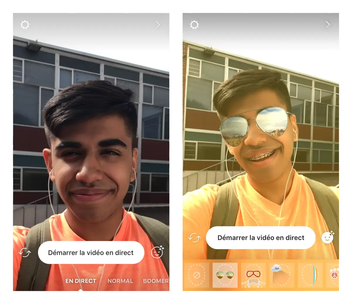 Les filtres animés débarquent dans les vidéos en direct d'Instagram