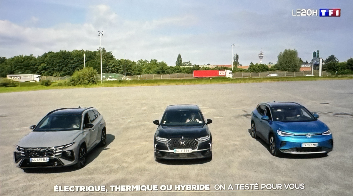 Voiture électrique ou thermique ? Un journaliste du 20H de TF1 bizarrement très malchanceux