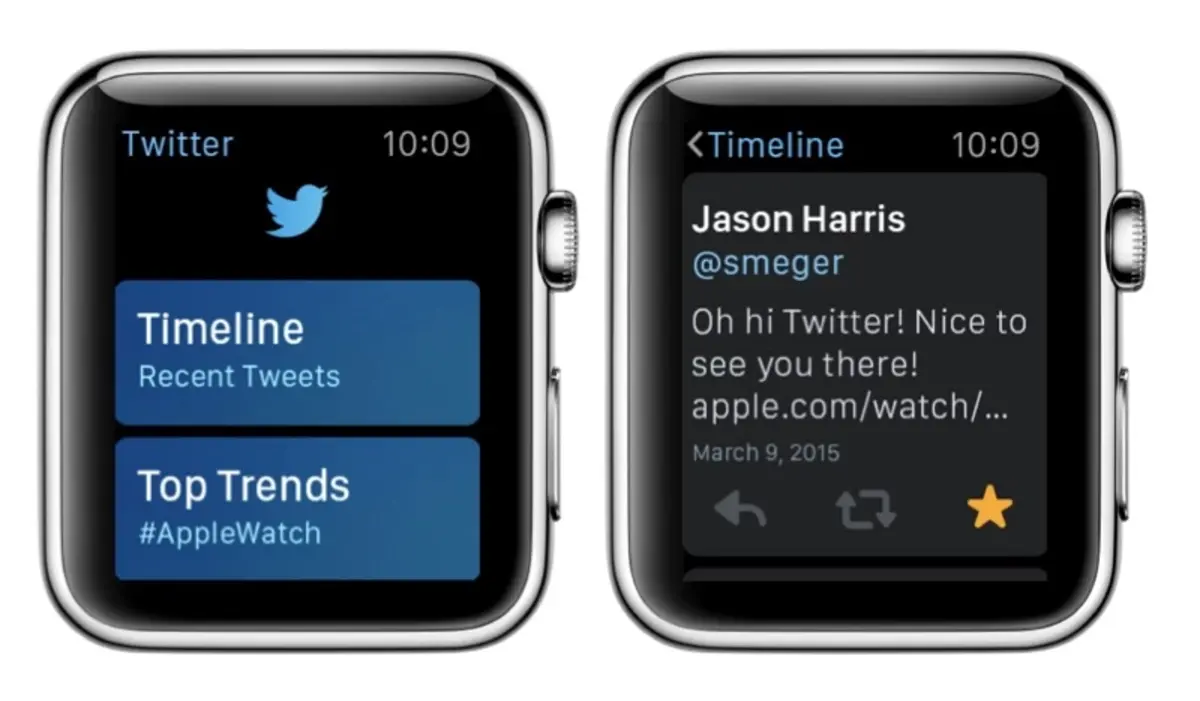 Twitterが不思議なことにApple Watchから消える