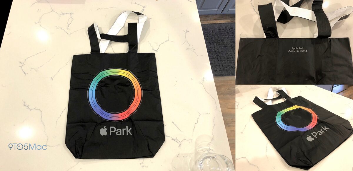 L'image du jour : voici le sac officiel du Visitor Center d'Apple Park