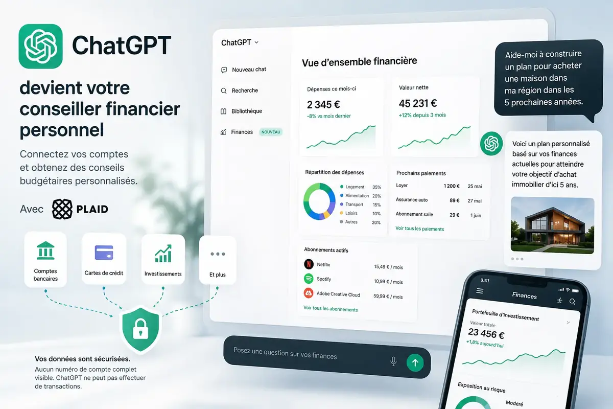 ChatGPT Banquier Comptable Conseiller financier