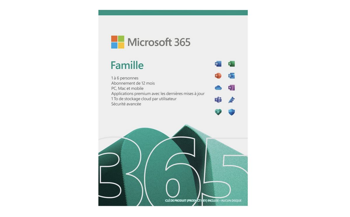 Microsoft 365 Personnel dès 45€ (-33%), 365 Famille (6 postes) dès 72€ (-27%)