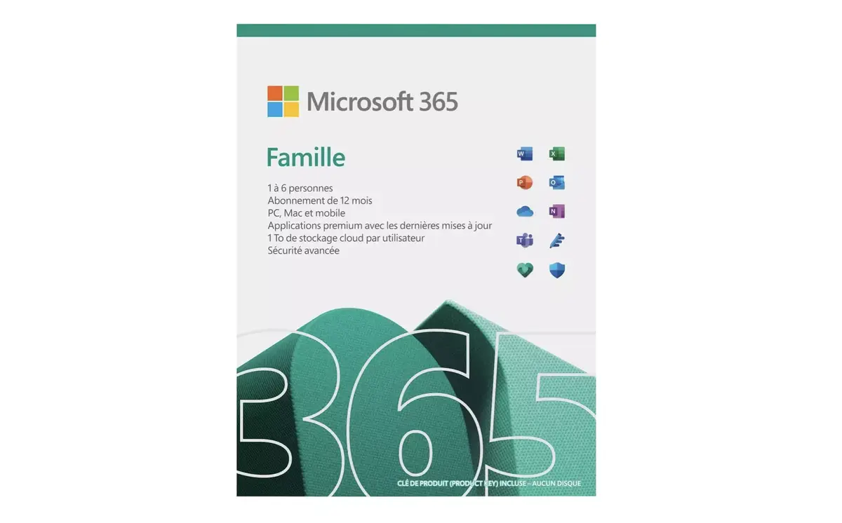 Microsoft 365 Personnel dès 45€ (-33%), 365 Famille (6 postes) dès 72€ (-27%)