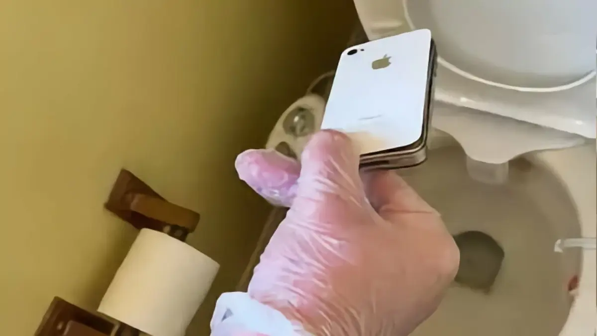 Insolite : elle retrouve son iPhone après un séjour de 10 ans dans ses toilettes