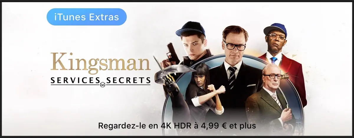 Bons plans : Blade Runner et Kingsman en 4K HDR à 4,99€ sur iTunes