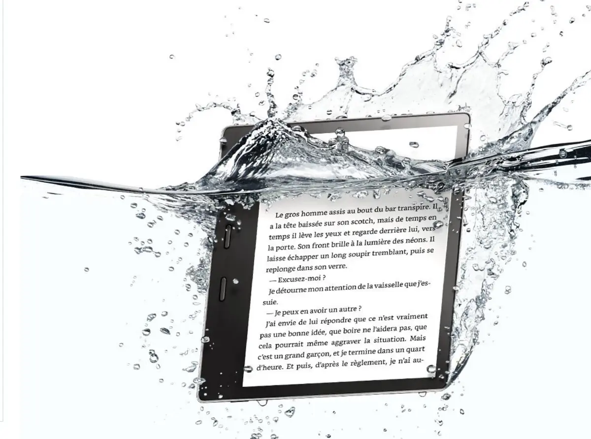 Le nouveau Kindle Oasis d'Amazon résiste à l'eau