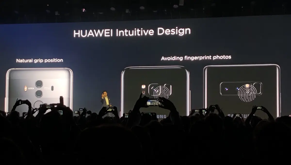 L'image du jour : quand Huawei se moque de l'iPhone X et de Face ID jugé "trop lent"