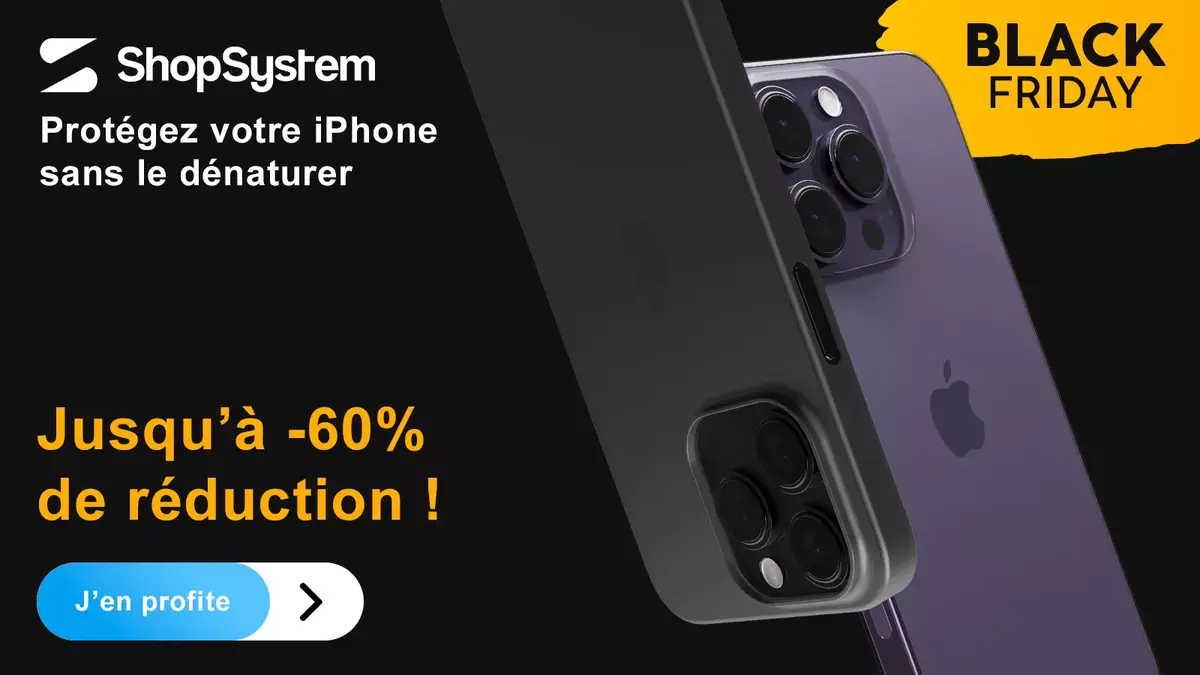 Jusqu'à -60% sur les coques ultra-fines pour iPhone du français ShopSystem !