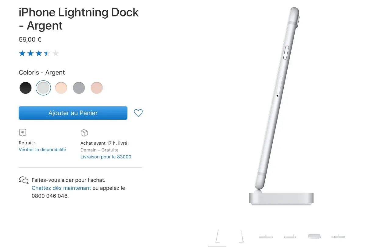 iPhone X : de nouveaux docks Lightning en vente dans quelques jours ?