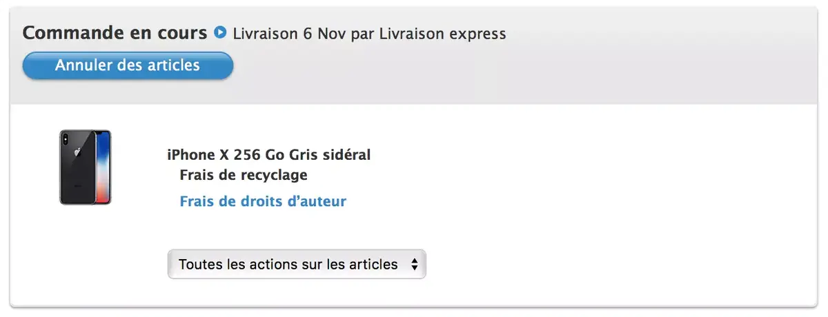 iPhone X : les délais de livraison fondent (et certains iPhone sont déjà arrivés en boutique)