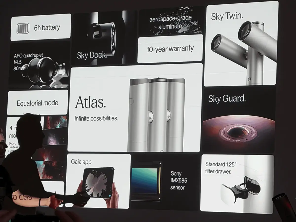 Un smart-t&eacute;lescope &agrave; 2 bras&nbsp;? Vaonis Atlas r&eacute;volutionne (encore) l'astro-photo