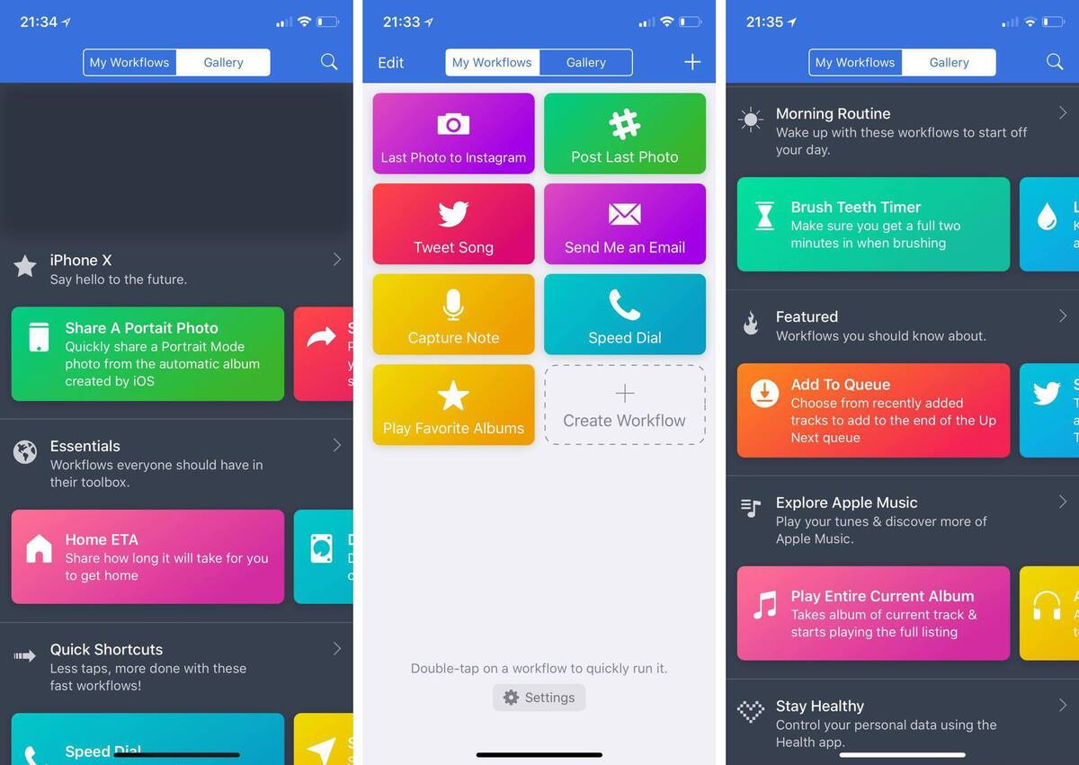 Workflow, fin prêt pour iOS 11 et l'iPhone X