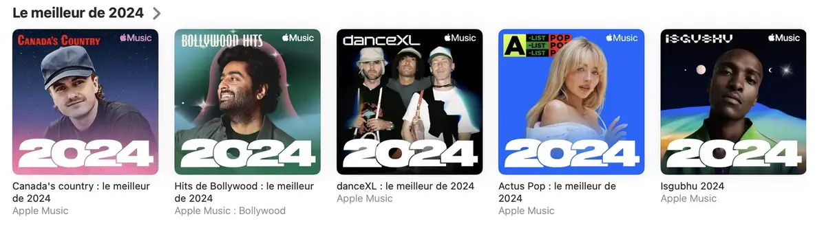 Apple Music propose le Meilleur de 2024 !