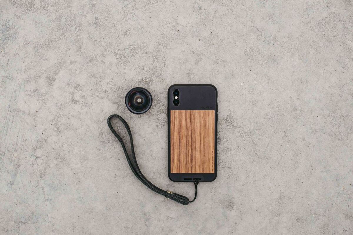 La coque "appareil photo" de Moment s'adapte à l'iPhone X