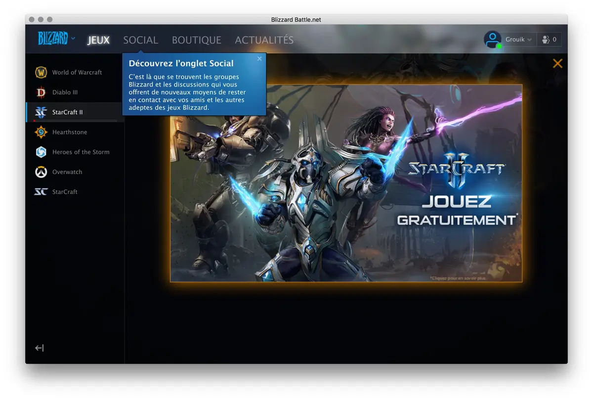 StarCraft II Wings of Liberty est disponible gratuitement sur Mac et PC