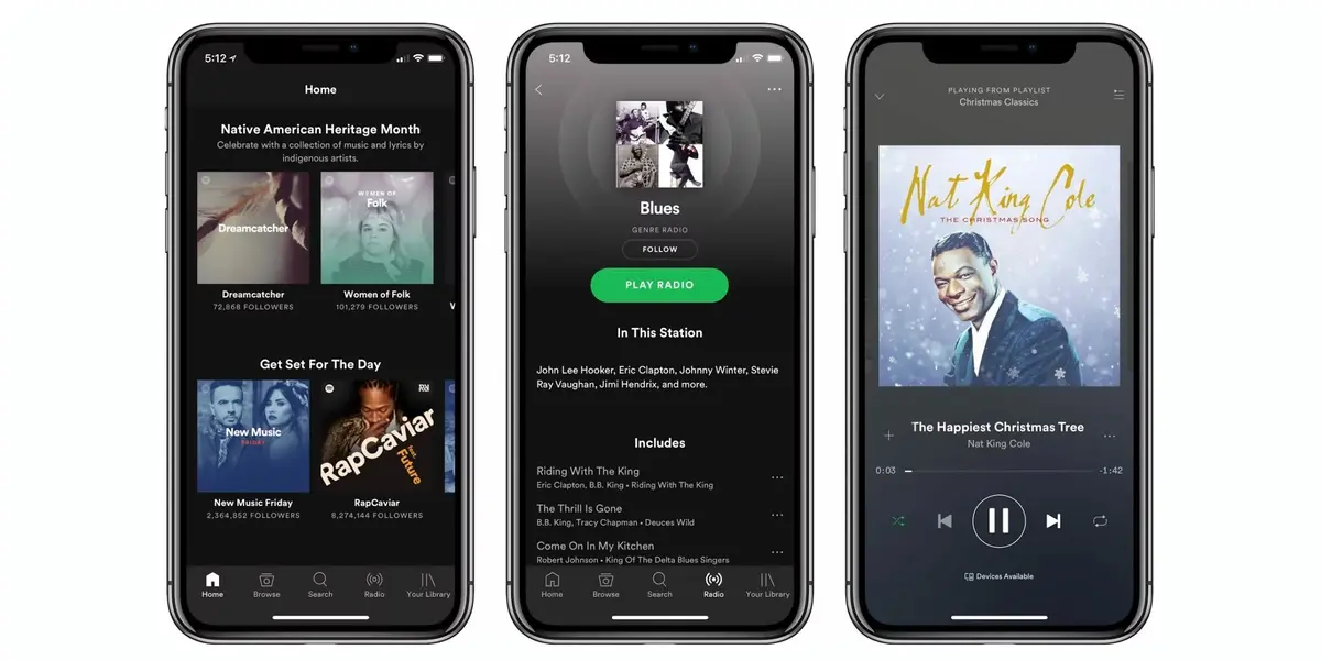 Spotify agrandit ses interfaces pour l'iPhone X