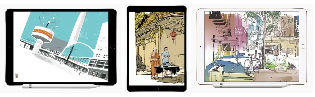 4 artistes remarqués par Apple et qui utilisent l'iPad Pro pour dessiner