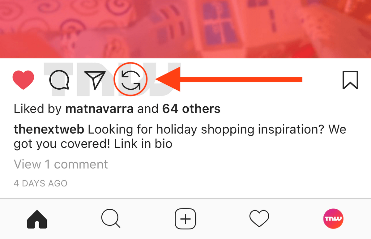 Instagram teste un bouton "Regram", des GIF dans les Stories et le partage sur WhatsApp