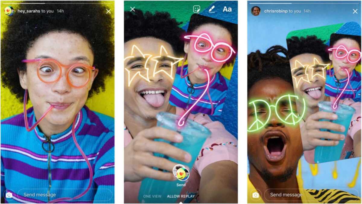 Instagram teste un bouton "Regram", des GIF dans les Stories et le partage sur WhatsApp