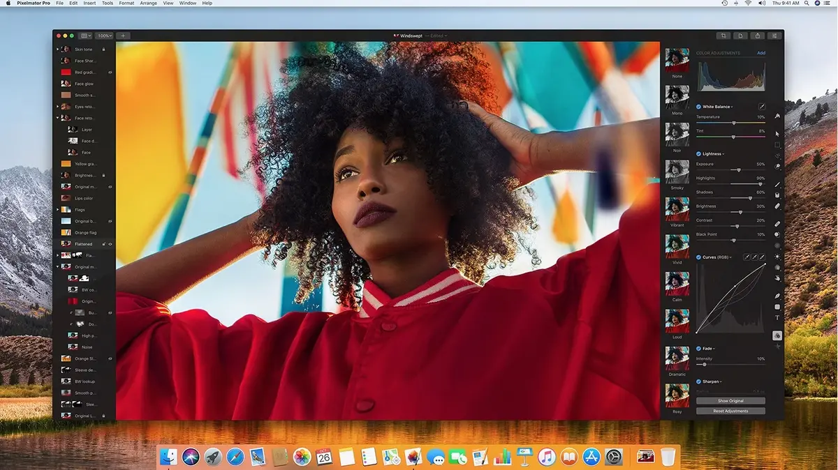 L'éditeur d'images Pixelmator Pro est disponible, Photoshop en ligne de mire