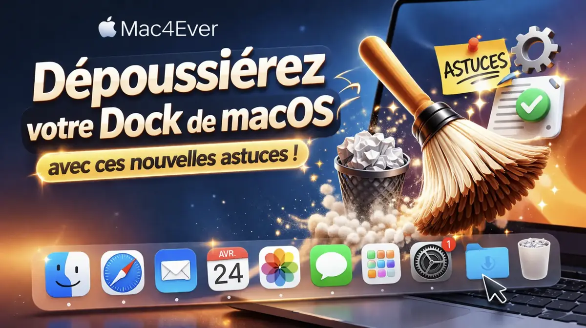 D&eacute;poussi&eacute;rer le Dock de votre Mac avec ces nouvelles astuces&nbsp;!