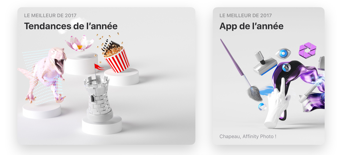 #BestofApple2017 : les tops de l'App Store iOS