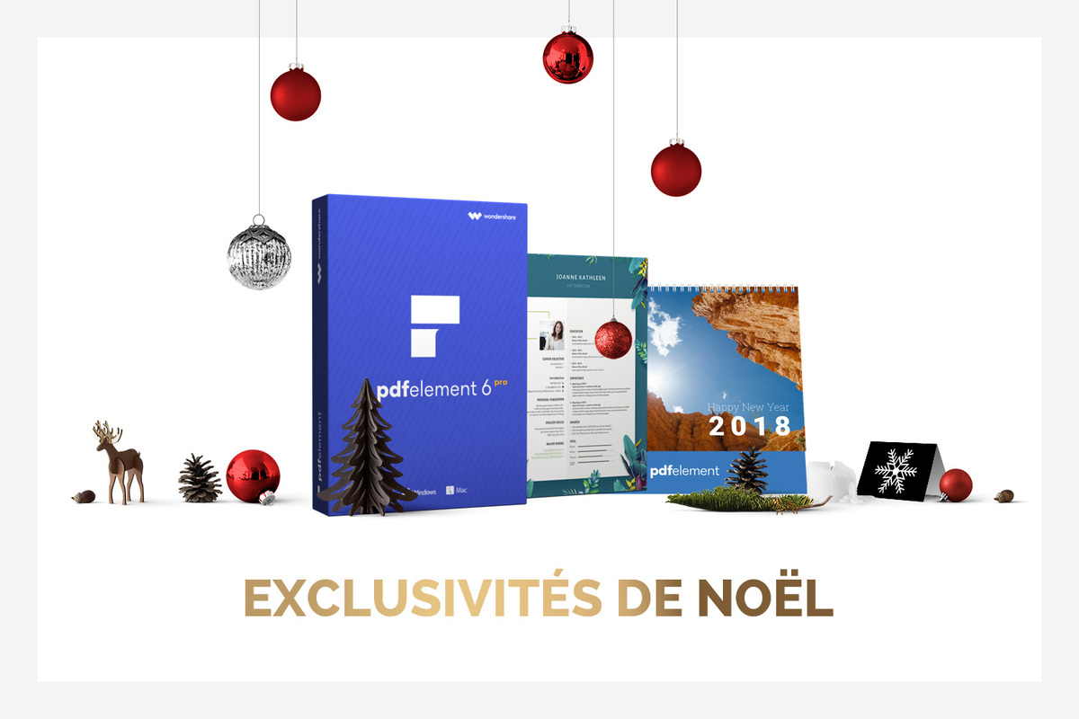 Rappel - Bon Plan : pour Noël, 40% de réduction sur PDFelement 6 Professional pour Mac