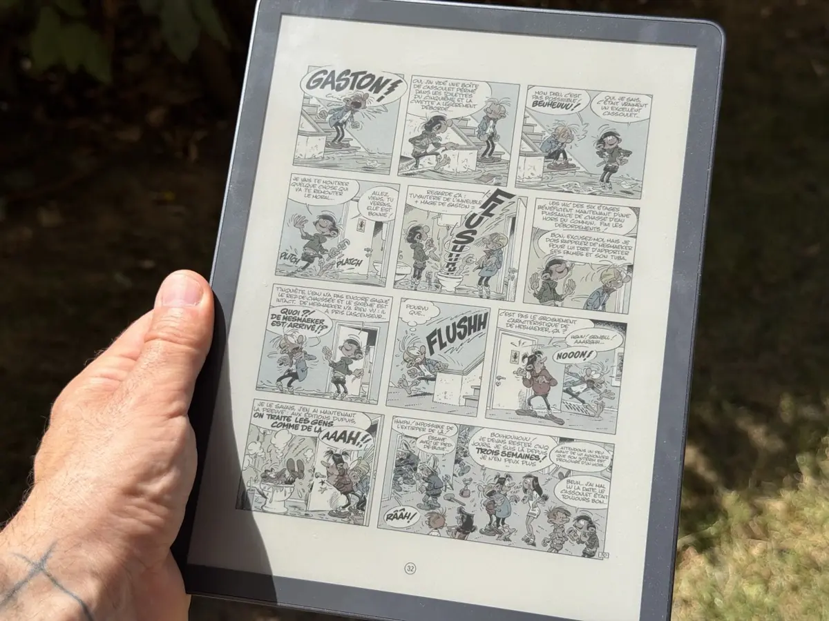Test de la Kindle Scribe Colorsoft&nbsp;: la liseuse-ardoise d'Amazon en couleur&nbsp;! Id&eacute;ale pour la BD&nbsp;?