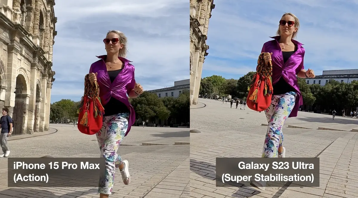 Test iPhone 15 Pro Max vs Samsung Galaxy S23 Ultra : comparatif photo/vidéo !