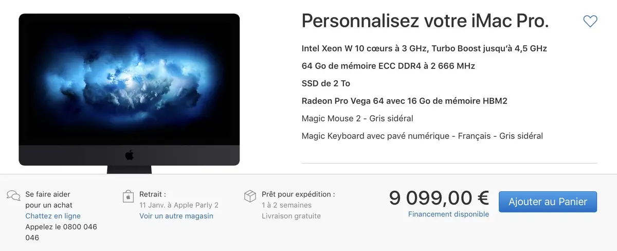 iMac Pro : quelle est la configuration idéale ?