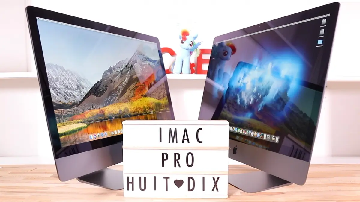 Test de l'iMac Pro 10 coeurs/Vega 64 (en vidéo) vs 8 coeurs vs Hackintosh (Vega64/i7 7700K)