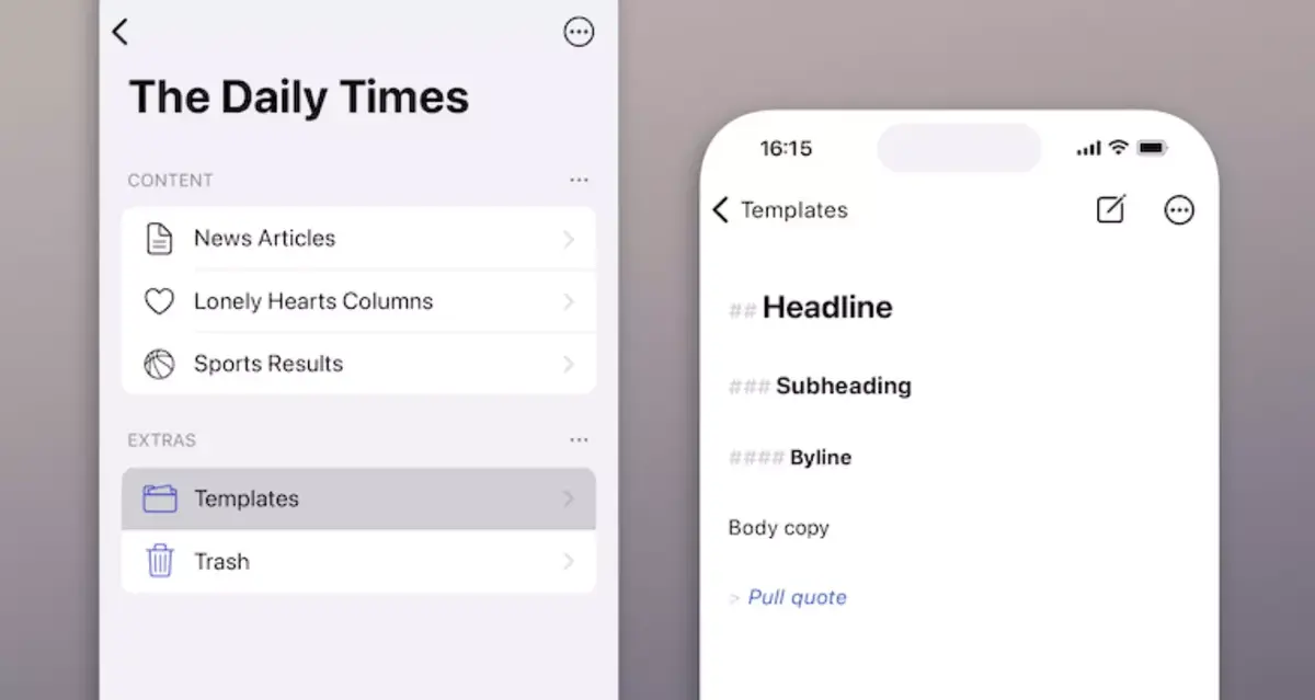 L'App d'écriture Ulysses propose enfin des widgets