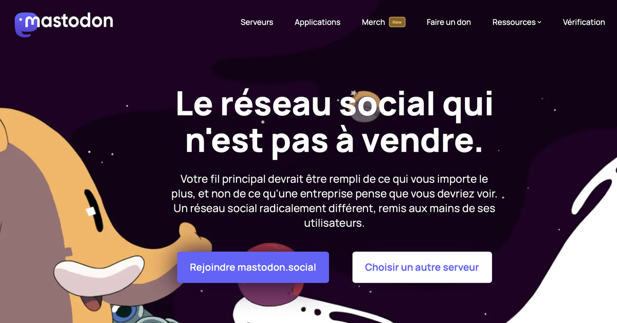 Mastodon passe en mode non lucratif pour assurer son indépendance