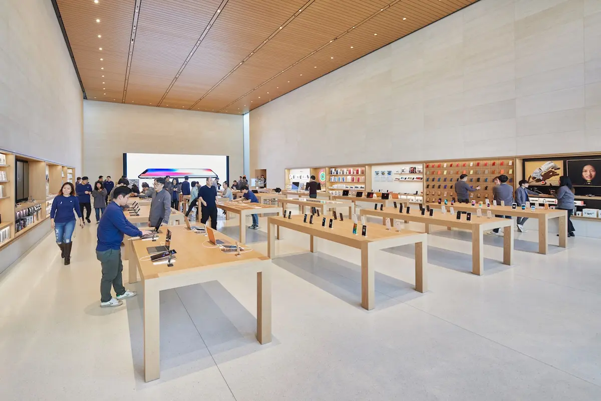 Apple présente en images sa première boutique de Séoul