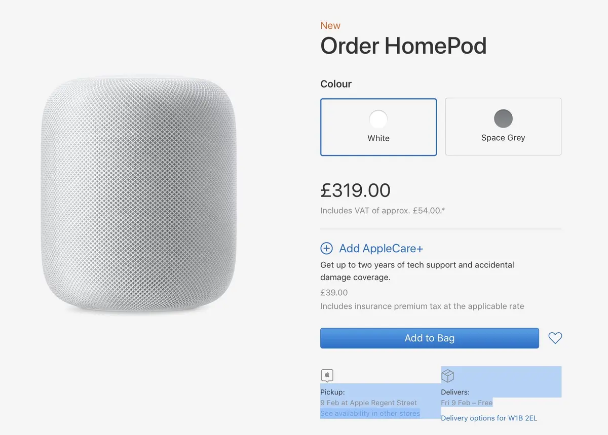 Pas de rupture de stock pour le HomePod : un manque d'engouement ?