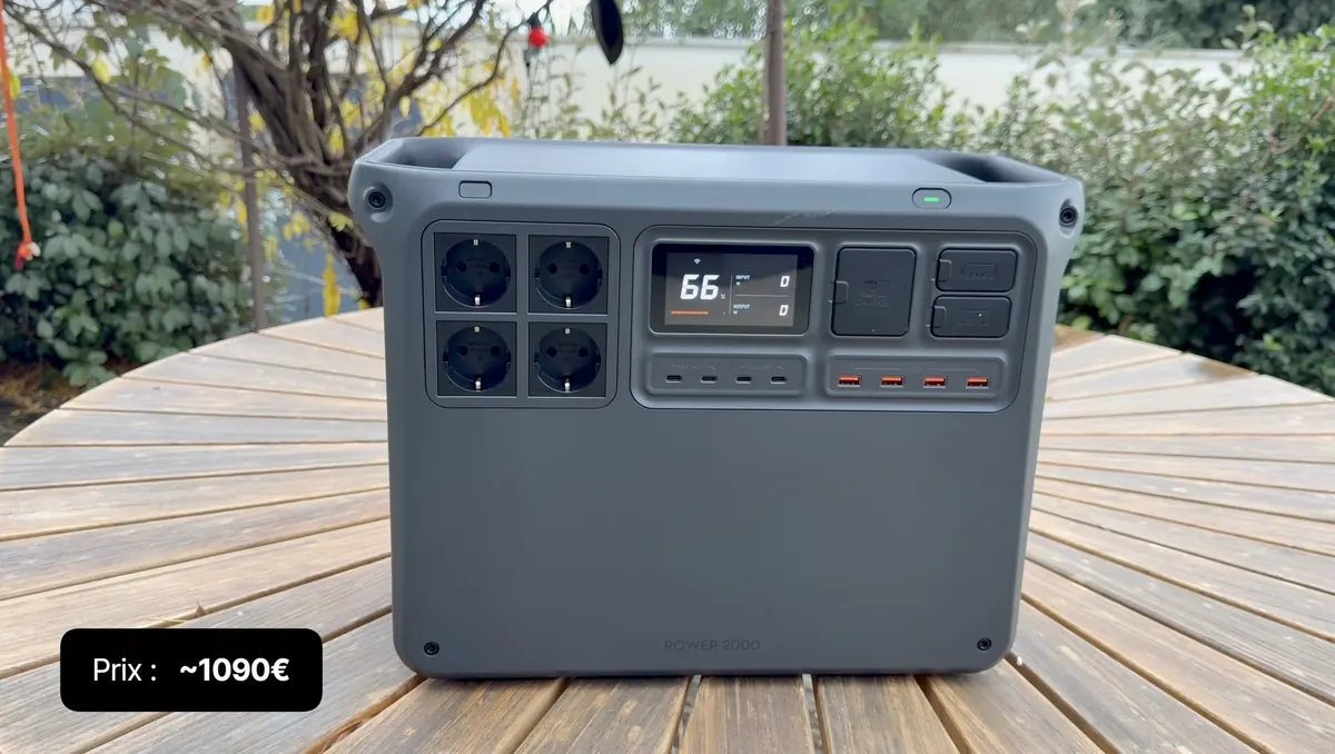 Test DJI Power 2000&nbsp;: cette batterie nomade peut m&ecirc;me charger... votre maison&nbsp;!