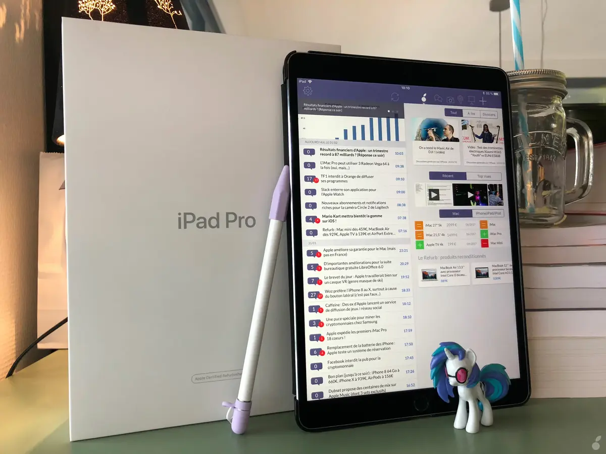 On a commandé un iPad pro 10,5" sur le Refurb (et il était neuf) !