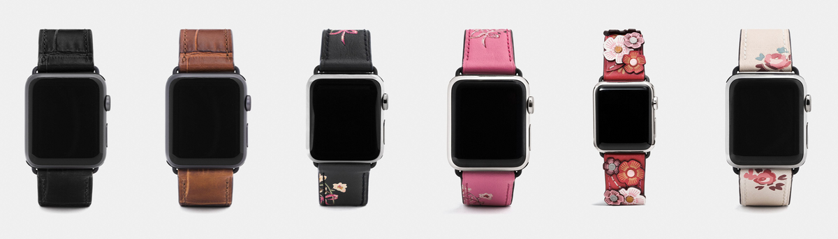 Bracelets d'Apple Watch : Coach dévoile sa collection de printemps