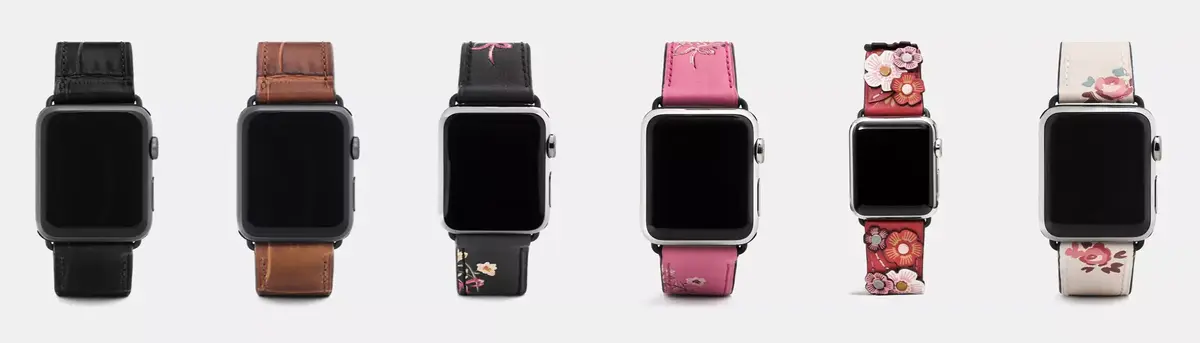 Bracelets d'Apple Watch : Coach dévoile sa collection de printemps