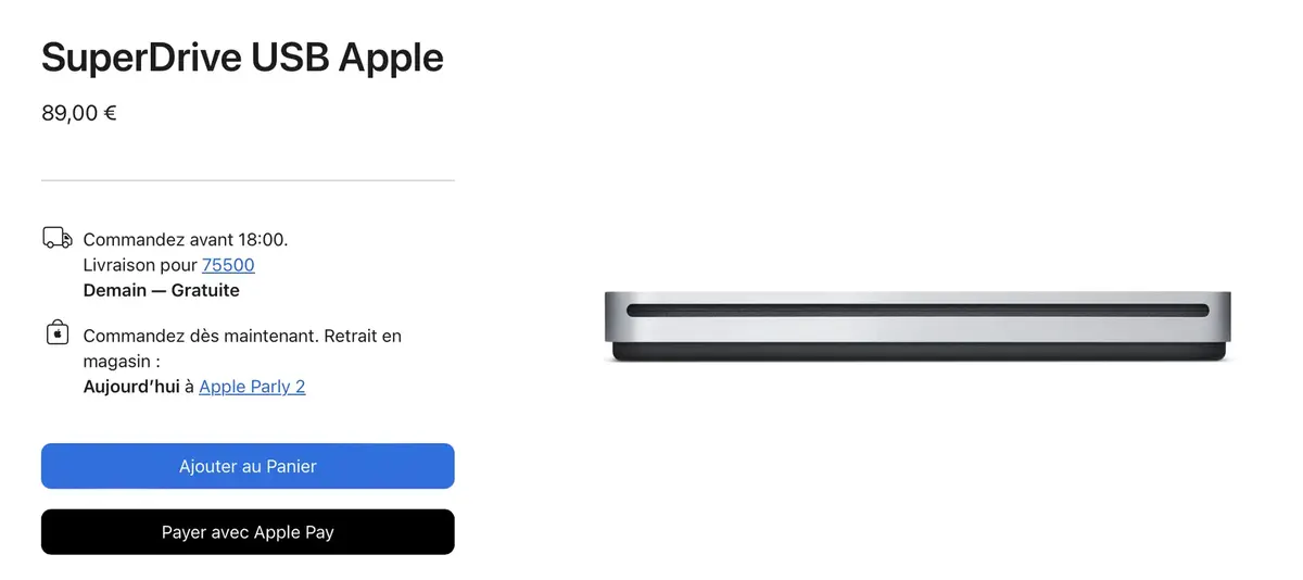 Clap de fin pour le SuperDrive d'Apple ?