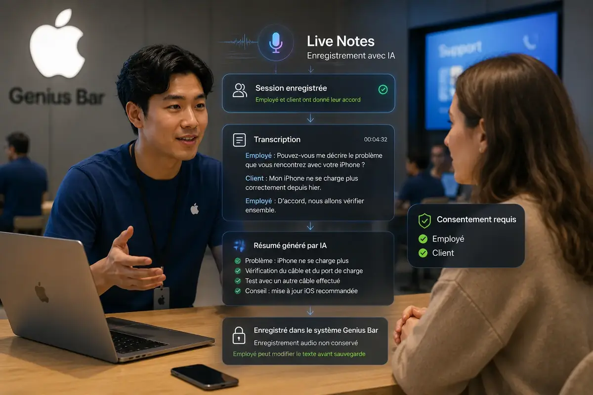 Live Notes IA Apple Store