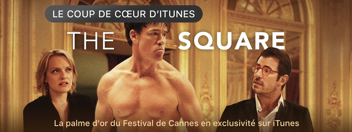 iTunes : "Cars 3" en location à 99 centimes et "The Square" (palme d'or 2017) en exclusivité