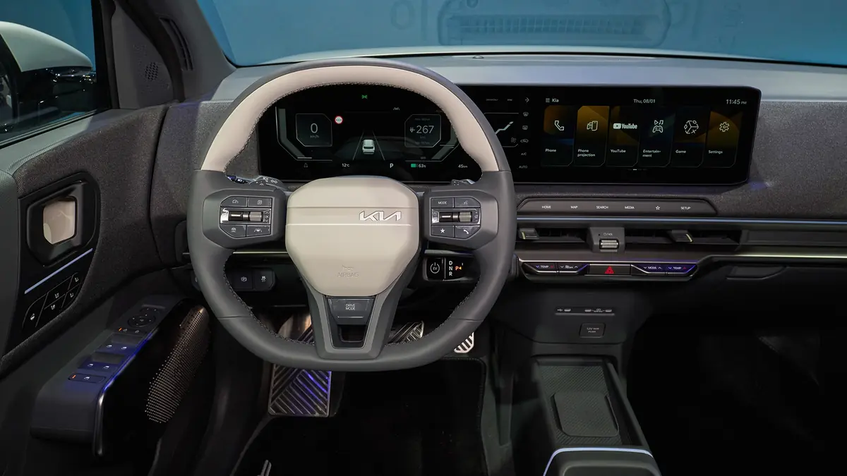 Kia EV2&nbsp;: bonne autonomie, V2L, 22kW, frunk, &eacute;norme coffre et 4m de long&nbsp;!