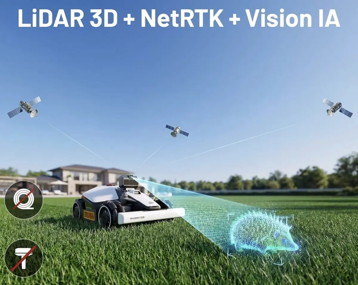 Amazon brade ce robot tondeuse Mammotion (-300&euro;)&nbsp;: dites adieu &agrave; la corv&eacute;e de tonte&nbsp;!