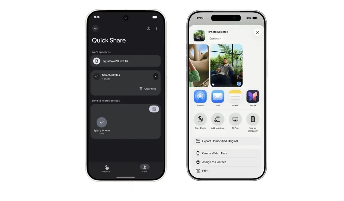 AirDrop entre Android et iPhone : Google l'active sans l'accord d'Apple !