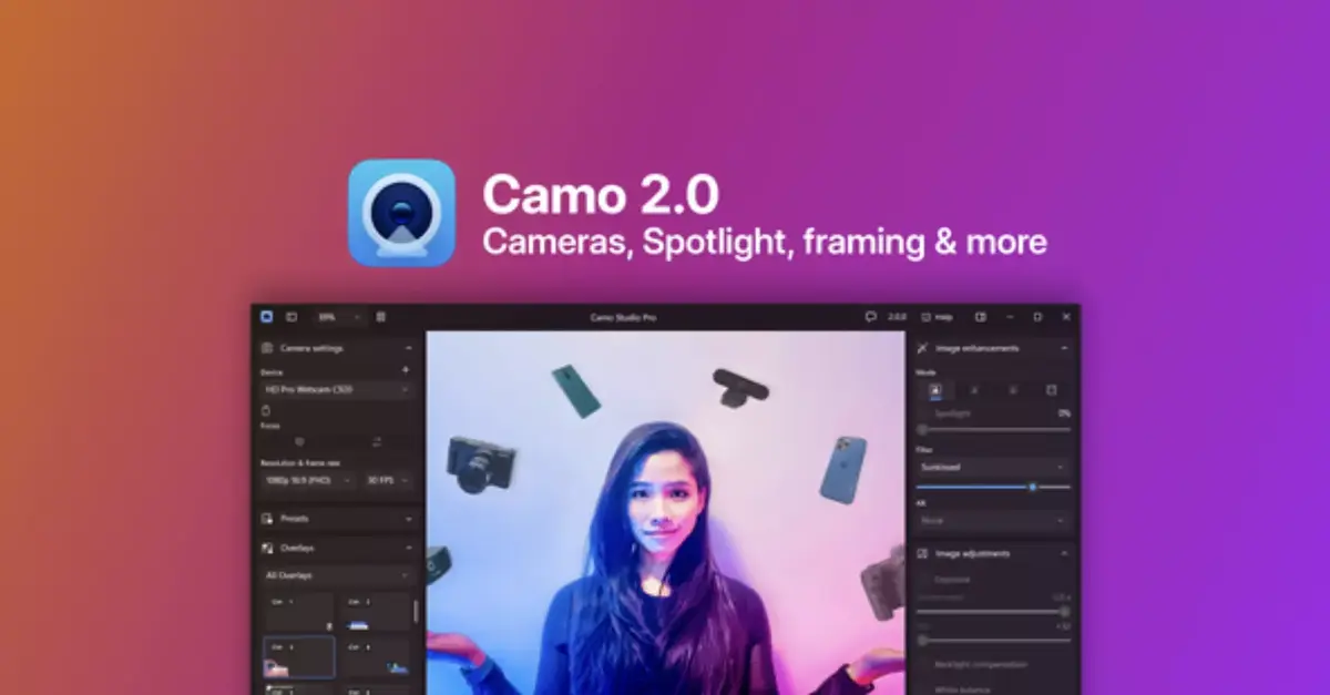 Camo 2 prend en charge toutes les caméras avec FaceTime sur Mac