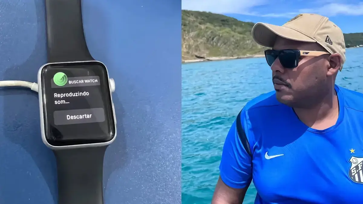 Après une nuit dans la mer, il récupère son Apple Watch intacte (sur Instagram)