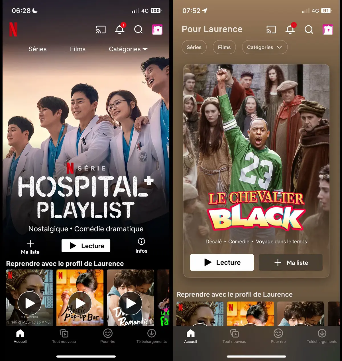 L'app Netflix sur iPhone relooke son interface !